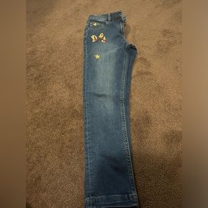 D&G girls jeans with embroidery